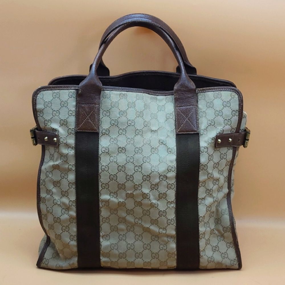 Authentic Gucci GG Monogram Large Tote
